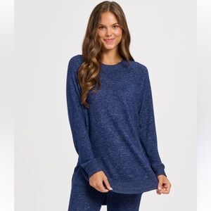 LOFT Women's Navy Mock Neck Sweater